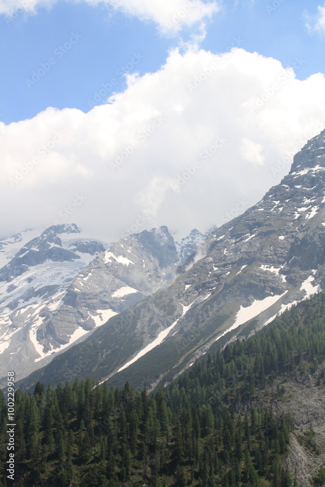 Mountains in Austria, year 2009