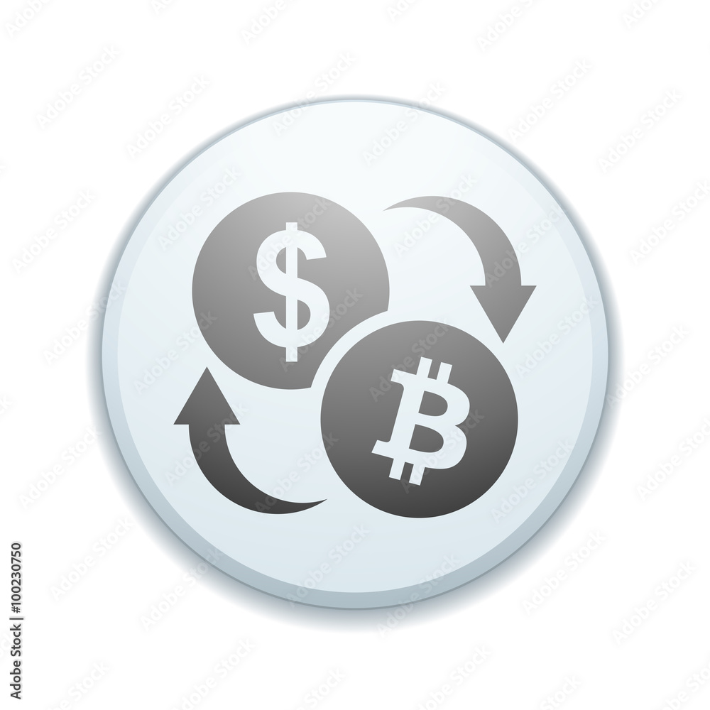 Fototapeta premium Dollar Bitcoin currency exchange