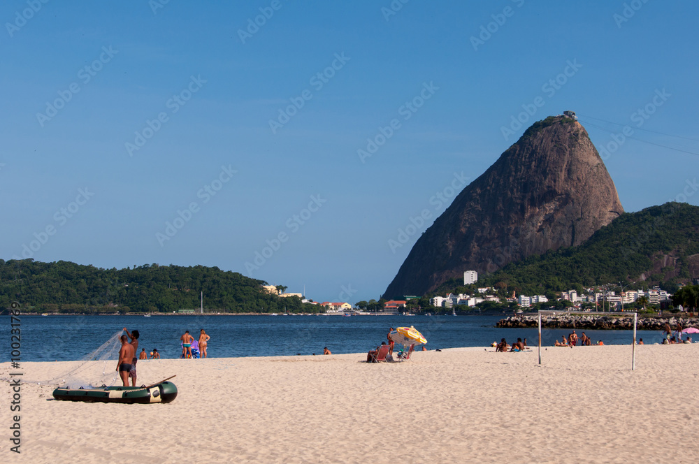 Sugarloaf Mountain View from Flamengo Beach Sugarloaf Mountain View from Flamengo Beach