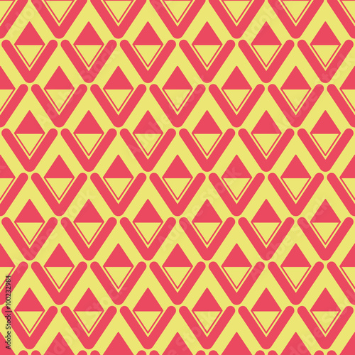 seamless vector pattern of rounded rhombuses.