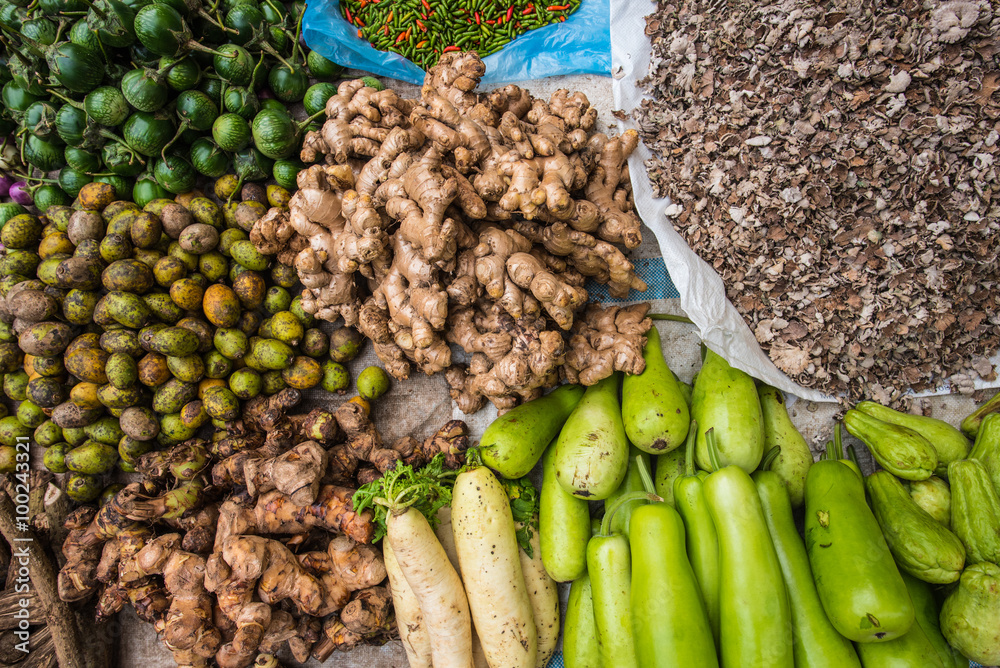 Fresh market, Luang Prabang, Laos