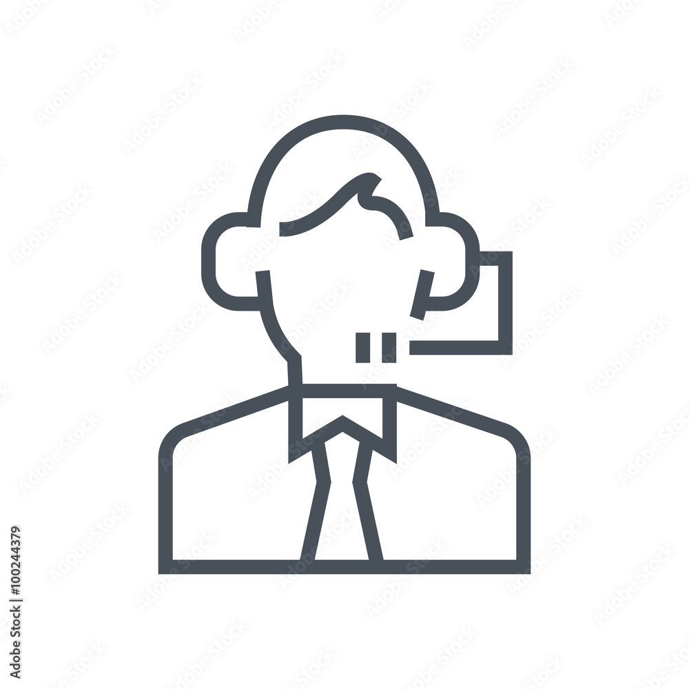 Consulting, customer service icon