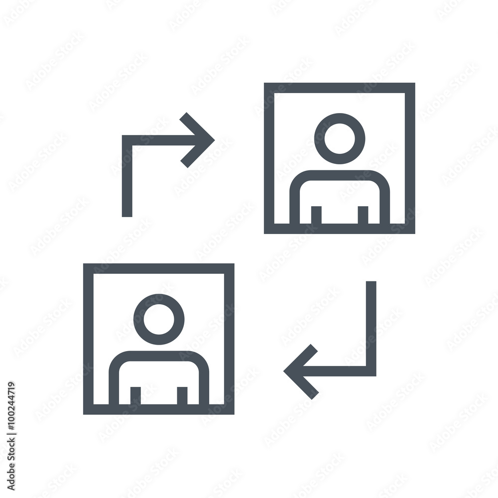 Career advancement icon Career advancement icon