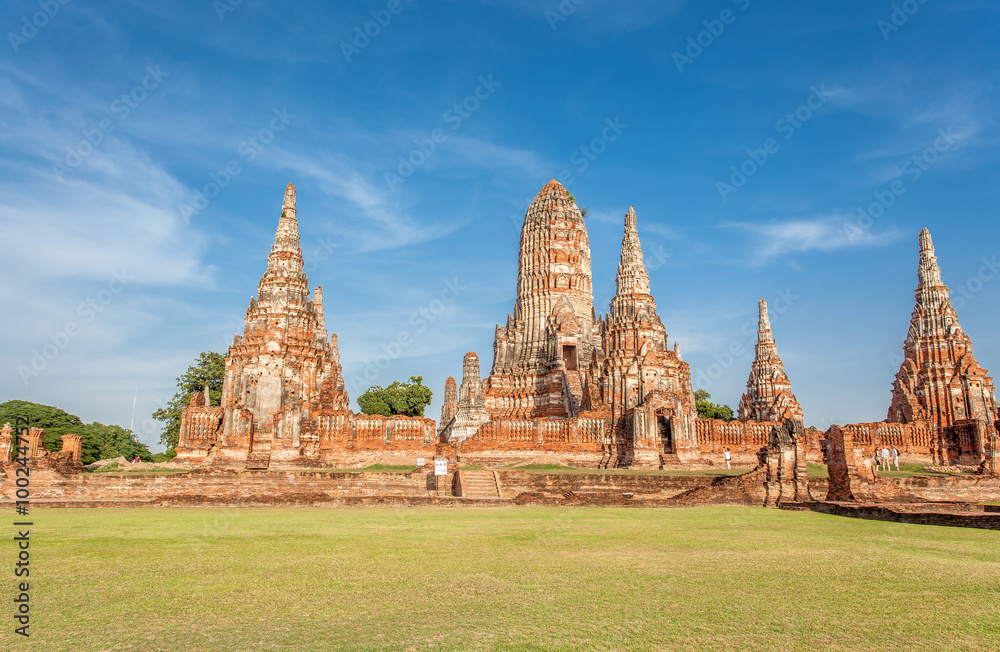 temple de Wat Chai Watthanaram, Ayutthaya, Thaïlande