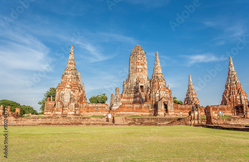 temple de Wat Chai Watthanaram, Ayutthaya, Thaïlande © Unclesam