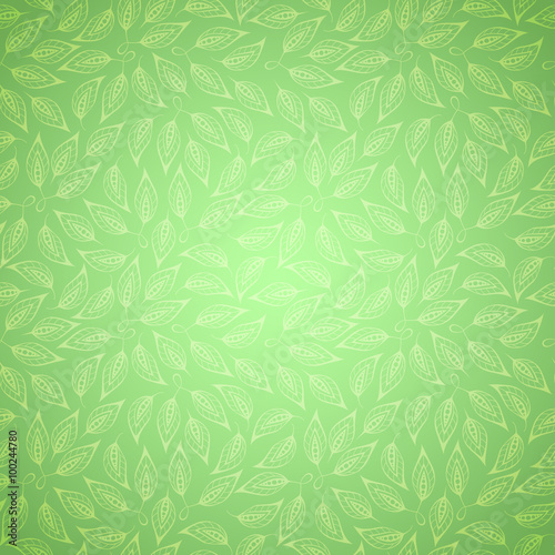 Vector seamless pattern with decorative graphic sheets.