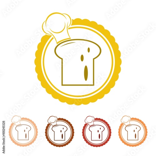bakery logo icon Vector