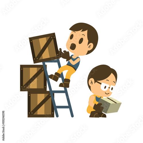 Safety and consequences of failure. health and safety vector illustrator