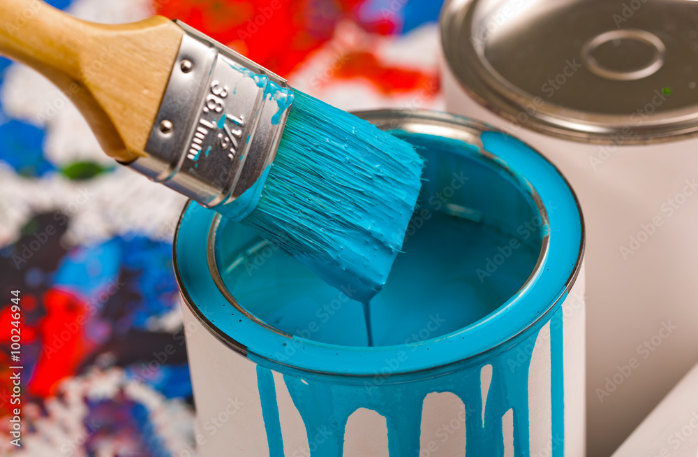 Obraz premium Brushes, paint for painting