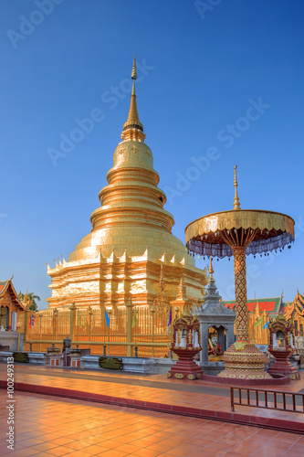 prathat hariphunchai important religious landmark destination in