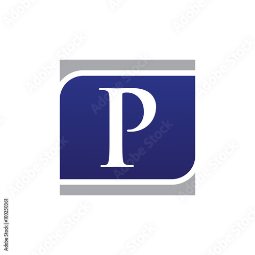 Initial Letters Logo Vector Square p