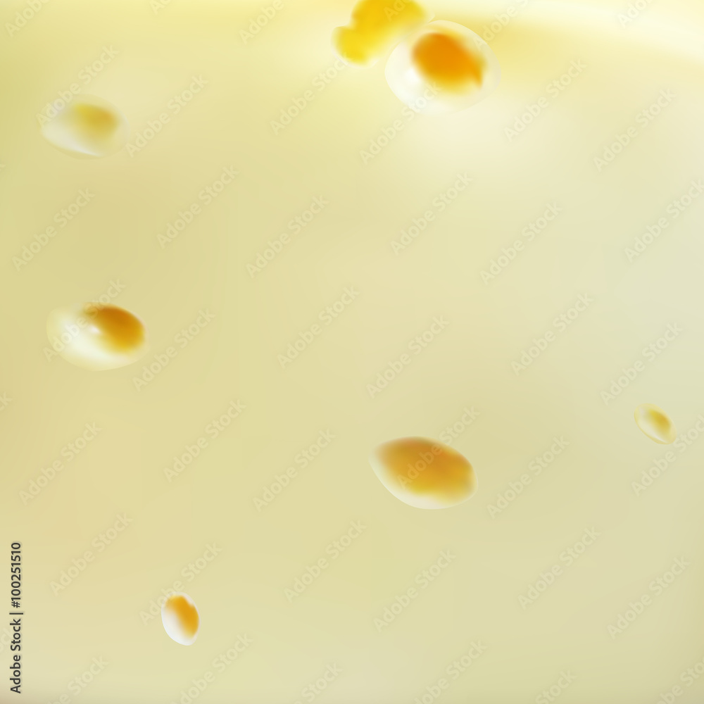 cheese slices, with holes cut, isolated, realistic vector background cheese slices, with holes cut, isolated, realistic vector background