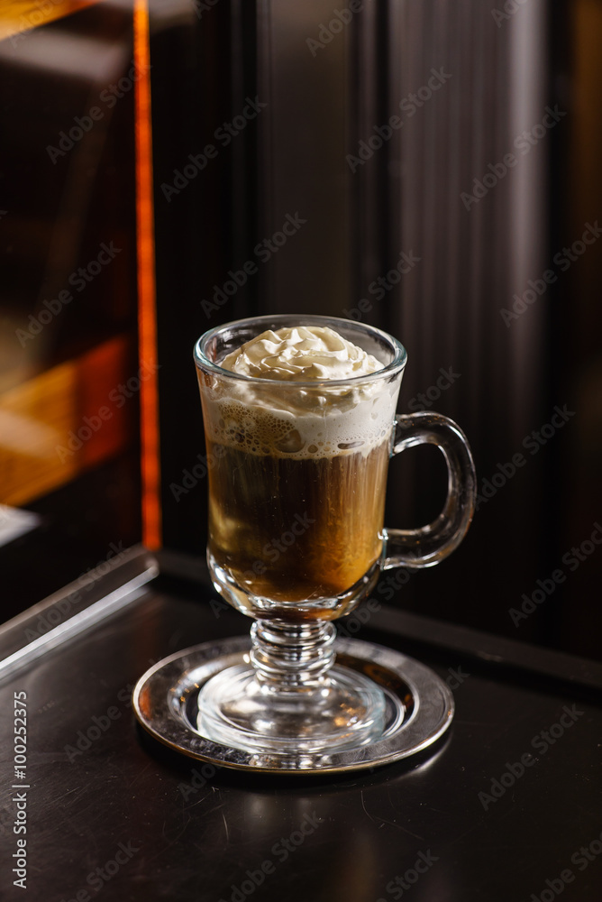 coffee with whipped cream coffee with whipped cream