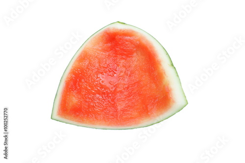 watermelon rind isolated on white background