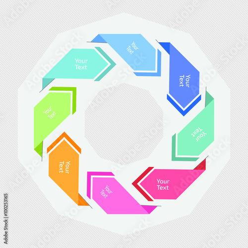Infographics set. Vector Template for diagram, graph, presentation and chart