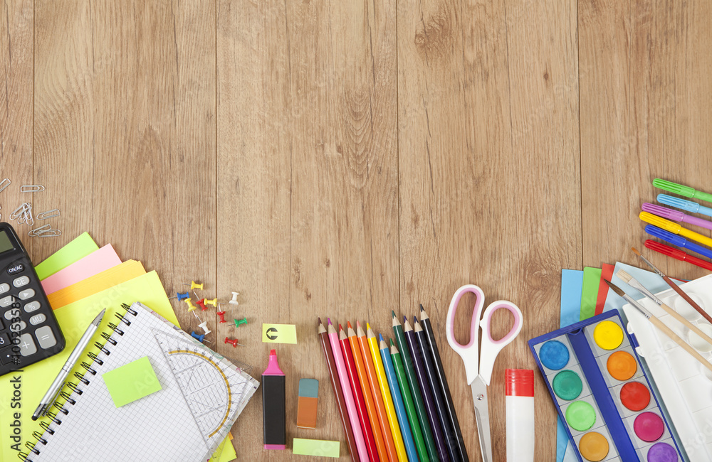 Naklejka premium Schulzubehör