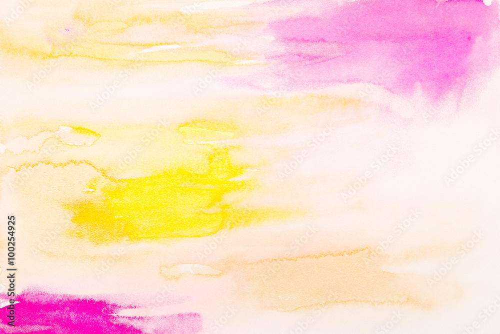 yellow and violet texture water color