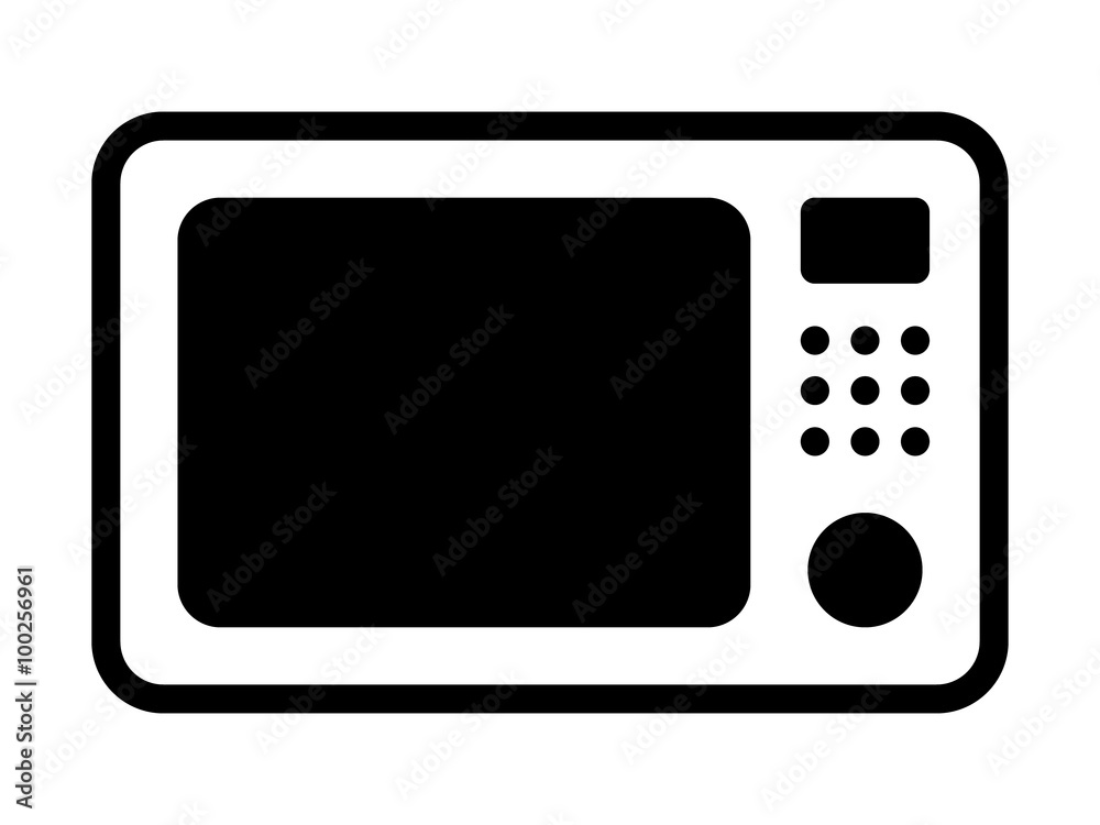 microwave countertop oven flat icon for apps and websites microwave countertop oven flat icon for apps and websites