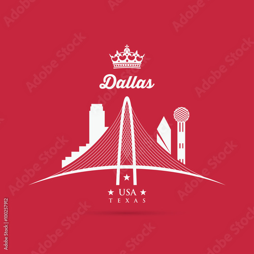 Margaret Hunt Hill Bridge sign - Dallas, Texas