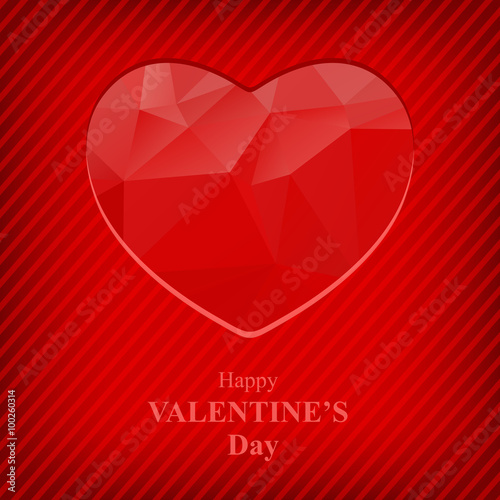 valentines red heart background