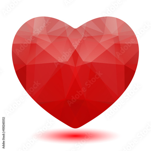 polygonal heart
