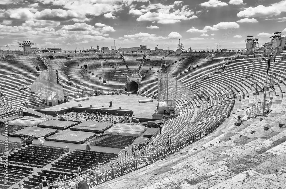 The Arena, iconic landmark in Verona, Italy