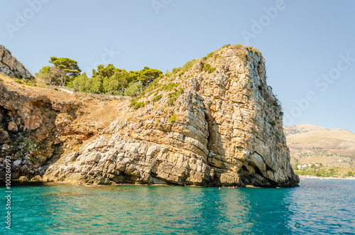 Wild Beautiful Coastline at the Zingaro Natural Reserve, Sicily © marcorubino