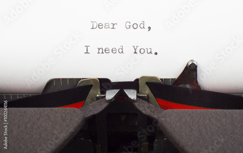 The need for God photo