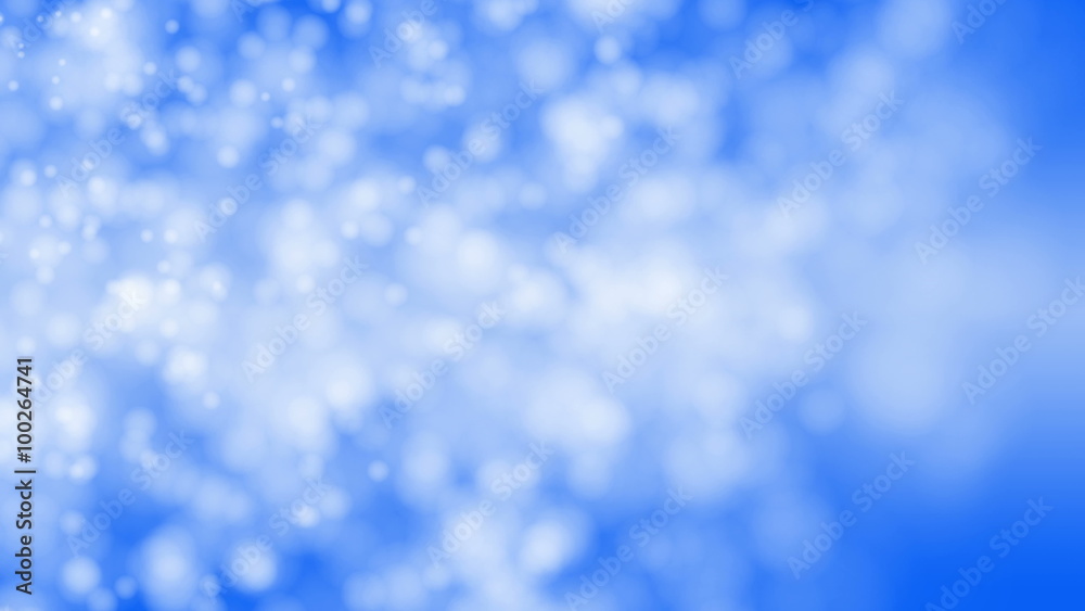 Blue particle background Blue particle background