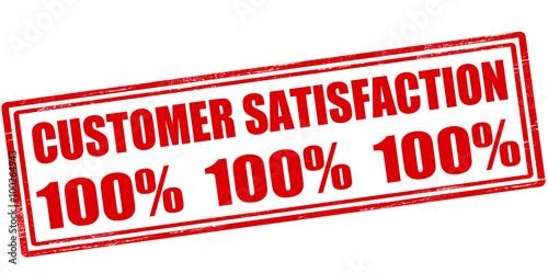 Customer satisfaction one hundred percent