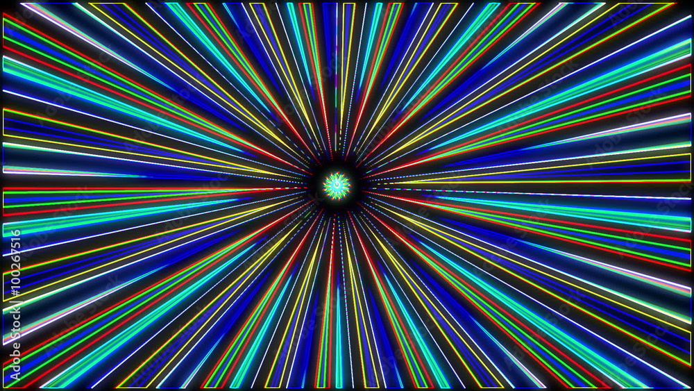 Energy lights electric turning loop - 1080p. Energetic animated lights ...