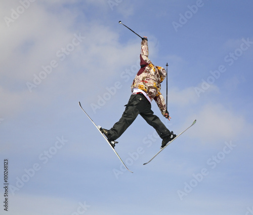 Freestyle skiing. Szczyrk. Poland