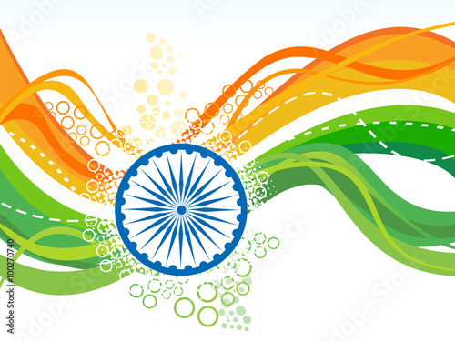 abstract artistic republic day background