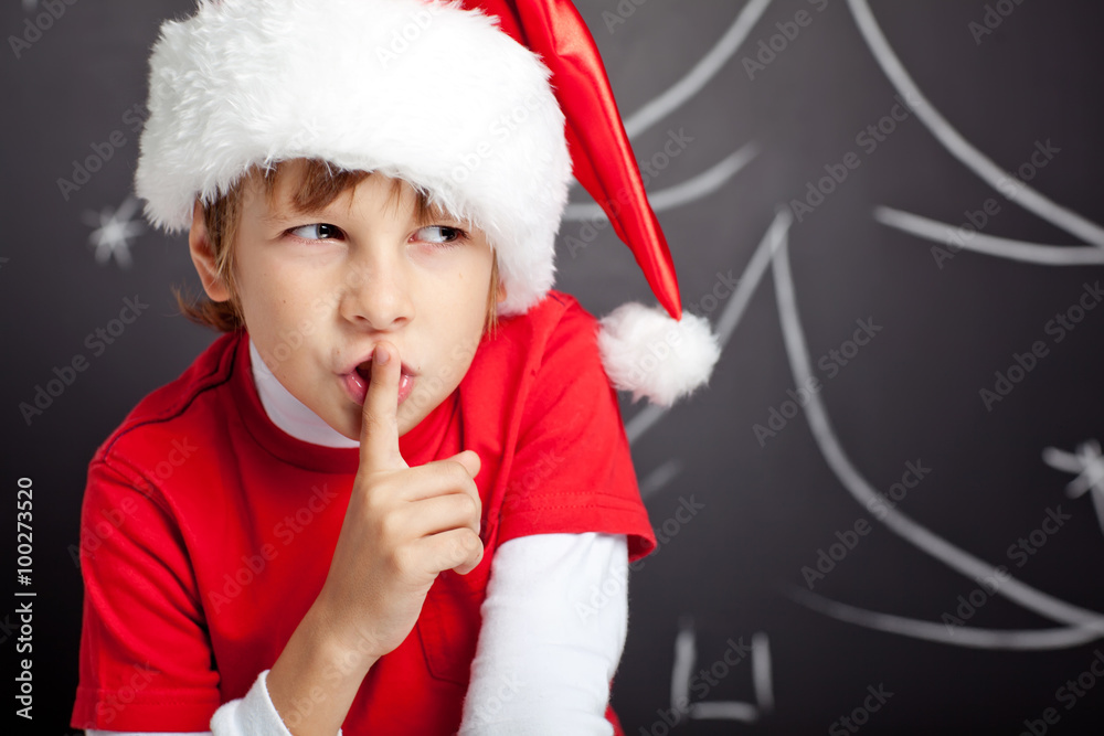 A kid like santa claus A kid like santa claus