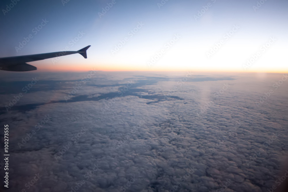 Fototapeta premium View from the airplane
