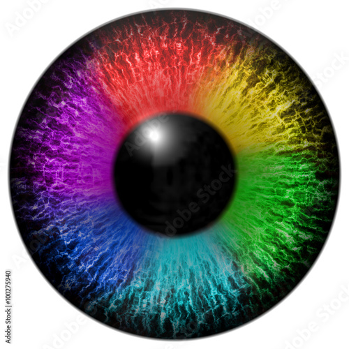 rainbow eye