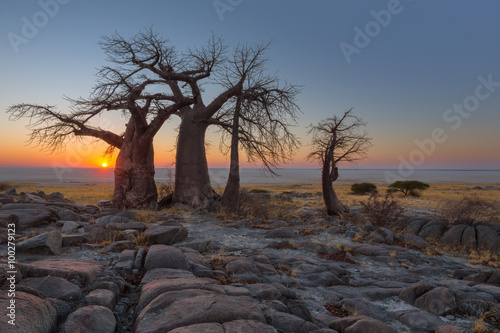 Sunrise at Kubu Island photo