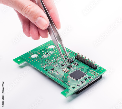 Working with circuit board