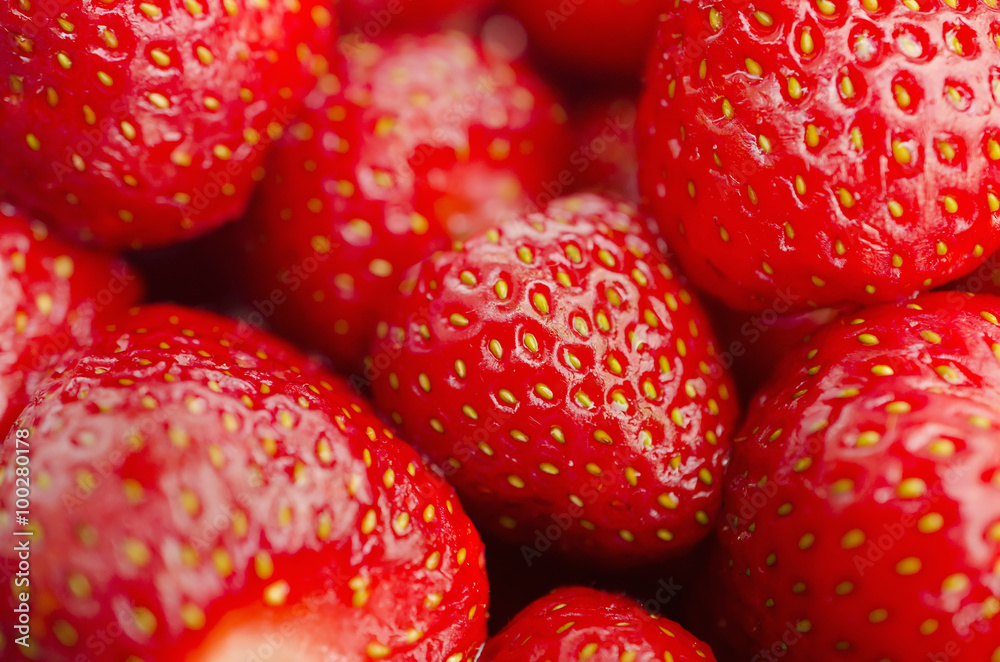 Close up of clean washed Strawberries Close up of clean washed Strawberries