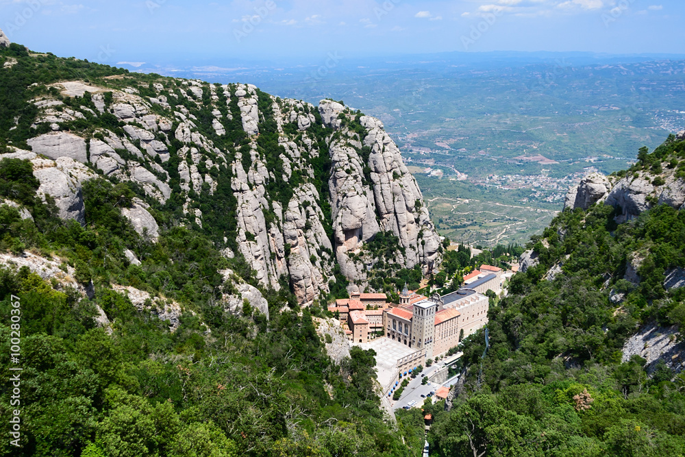Montserrat is a mountain near Barcelona.