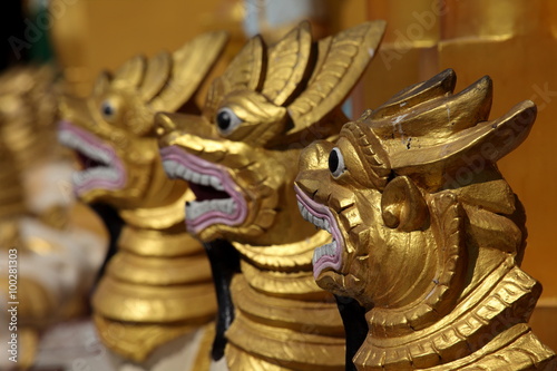 Die Shwedagon Pagode von Rangun in Myanmar 