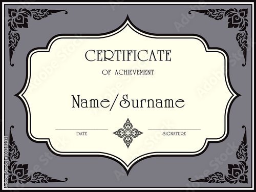 Certificate pattern