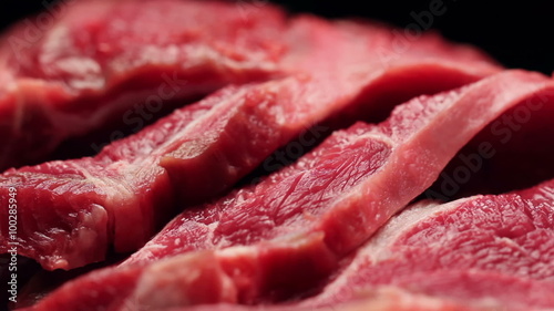 Fresh beef meat close up 
