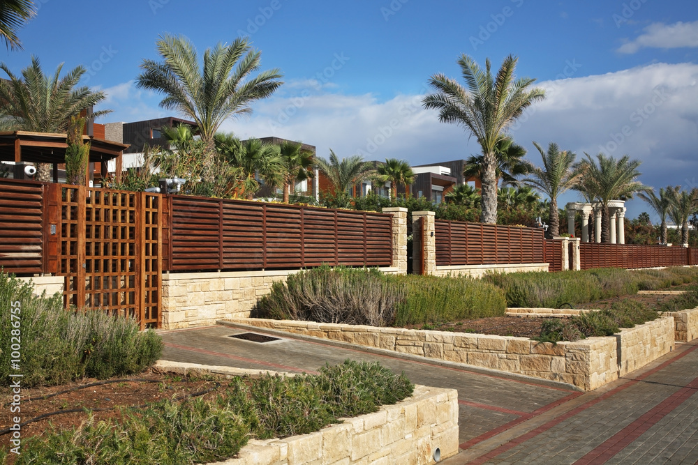 Fototapeta premium Street in Limassol. Cyprus