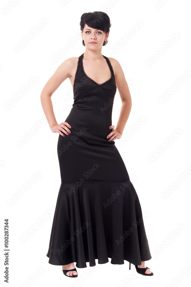 Beautiful caucasian model isolated on white background in full body. Beautiful caucasian model isolated on white background in full body.