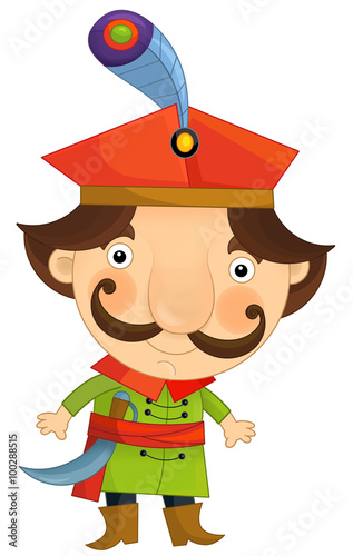 Φωτογραφία Cartoon character - nobleman - illustration for the children