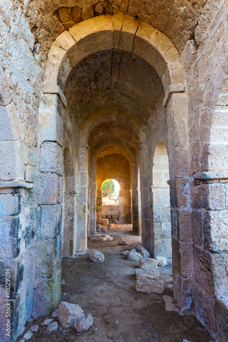 Fototapeta Naklejka Na Ścianę i Meble -  ancient greek town scene cyprus