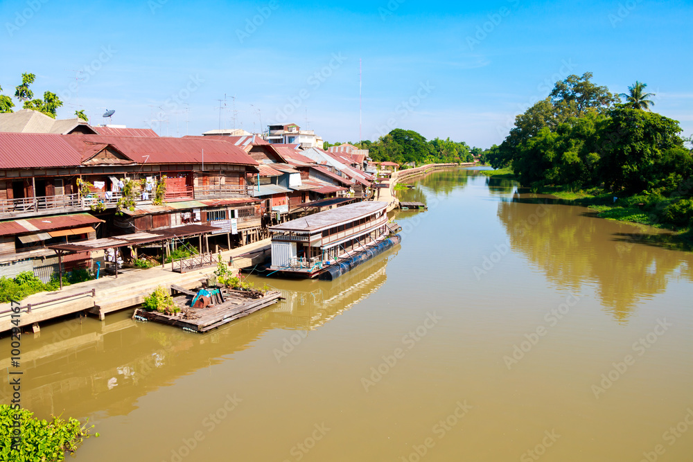 Obraz premium background image of countryside in Thailand
