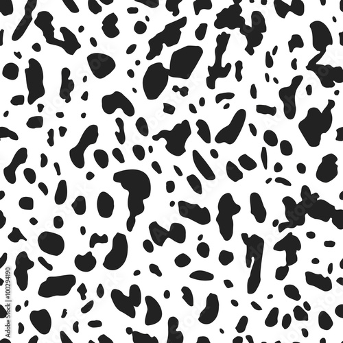 Seamless background with Dalmatian skin