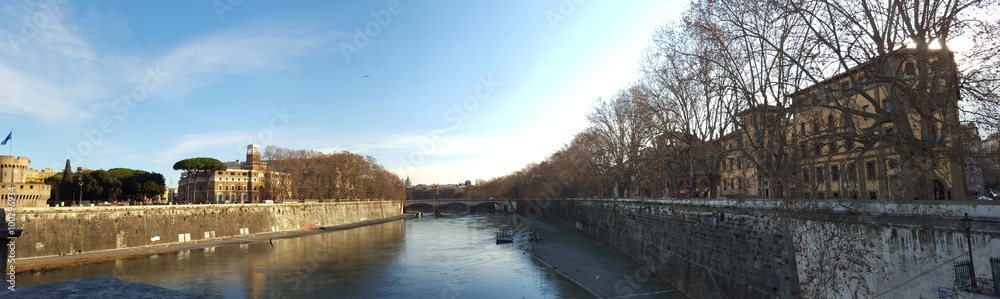 Obraz premium Roma - Fiume Tevere